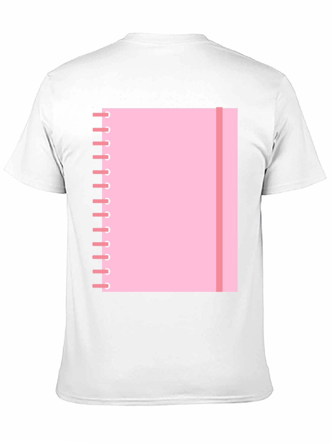 Pink Notebook Graphic Tee - Cool Casual T-Shirt