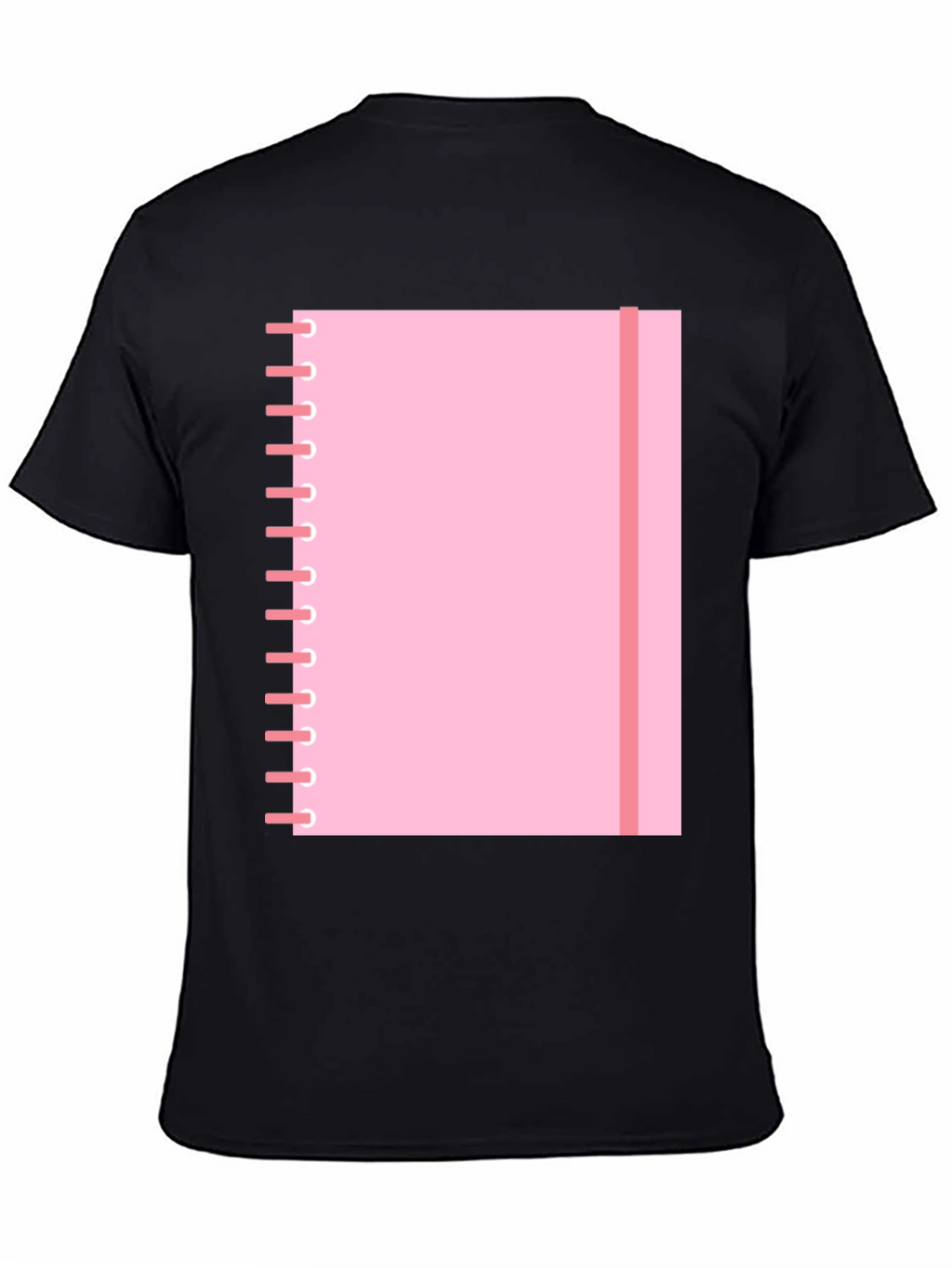 Pink Notebook Graphic Tee - Cool Casual T-Shirt