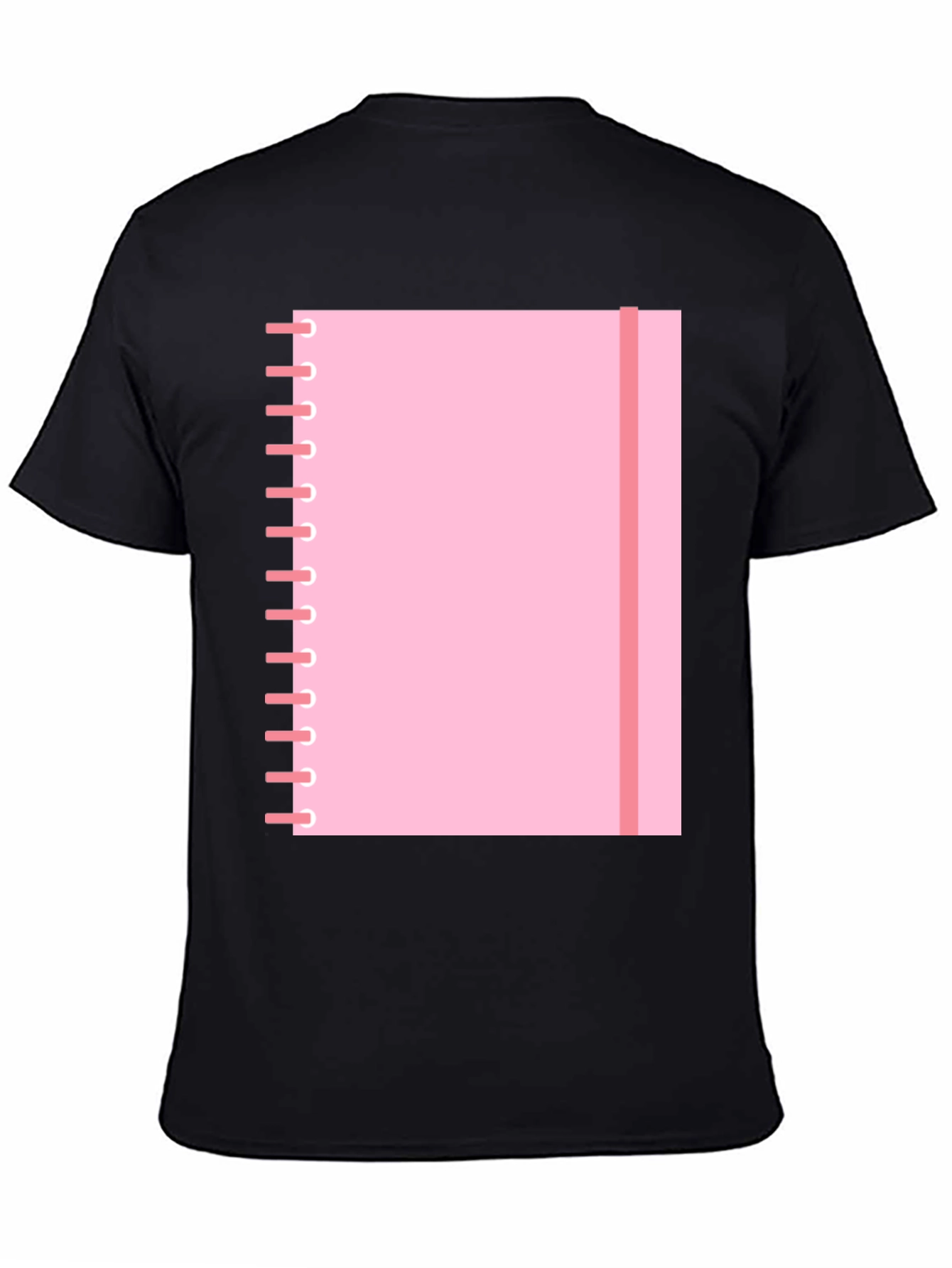Pink Notebook Graphic Tee - Cool Casual T-Shirt