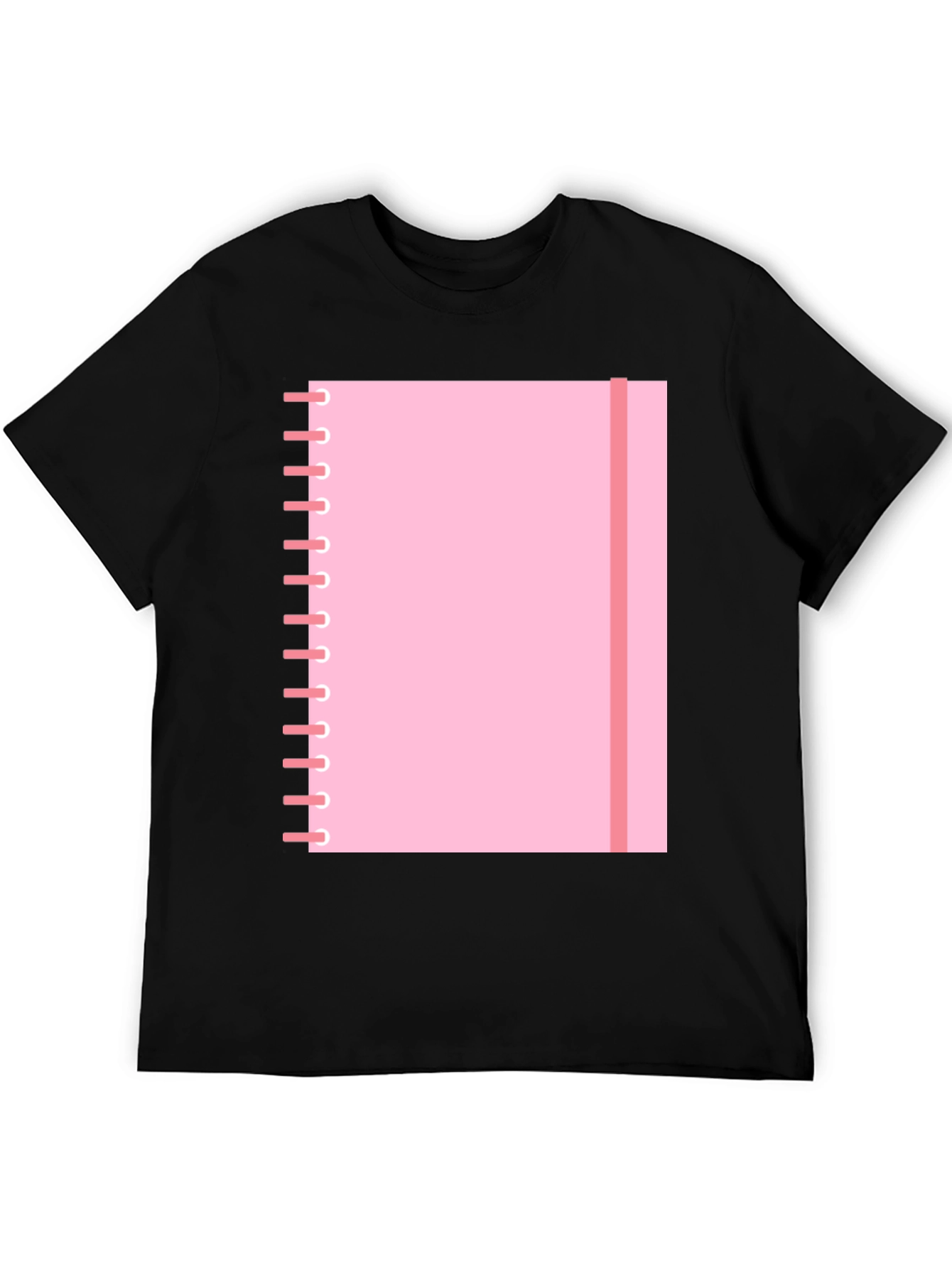 Pink Notebook Graphic Tee - Cool Casual T-Shirt