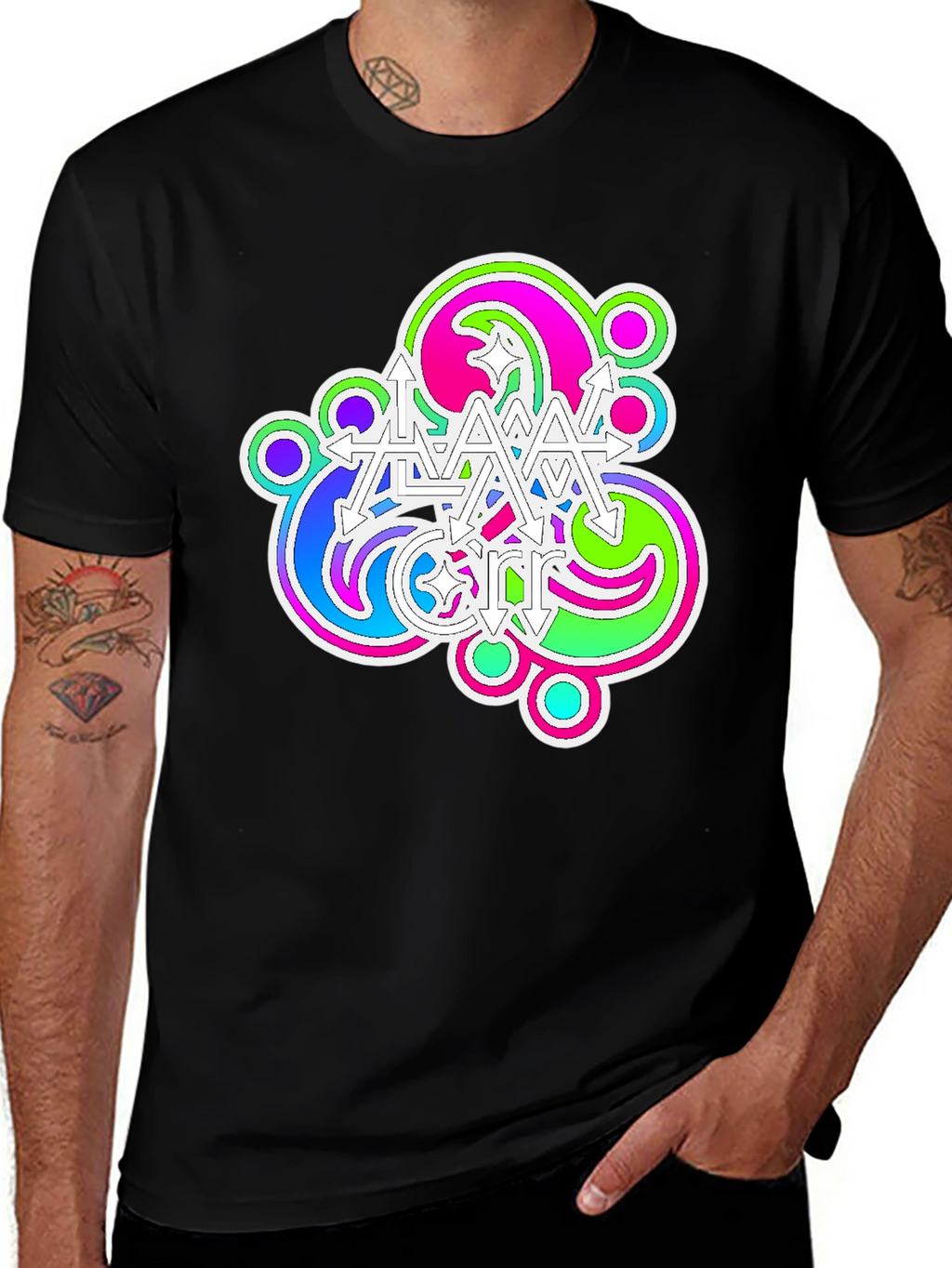 Psychedelic Arrow T-Shirt - Modern Graphic Tee