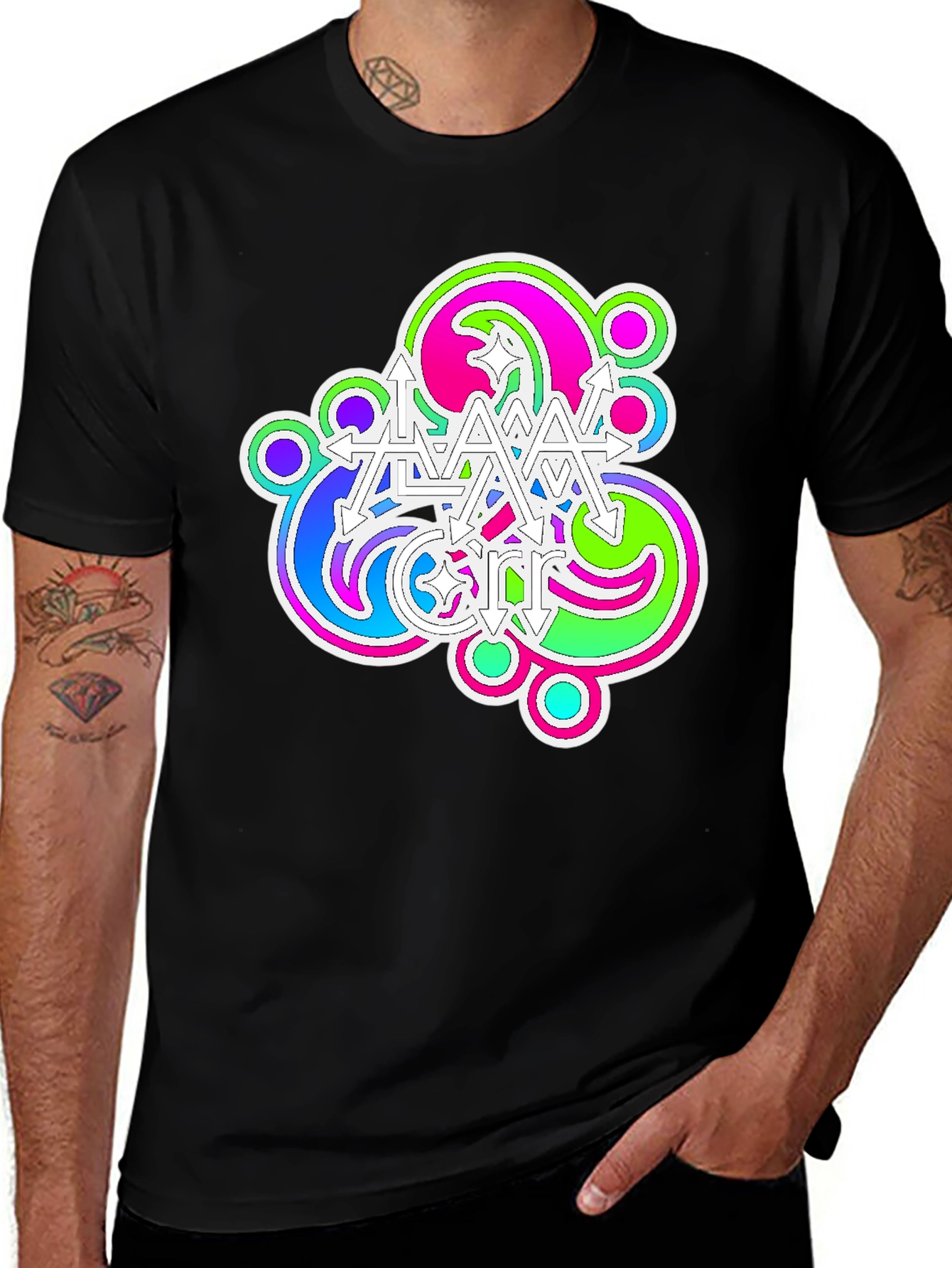 Psychedelic Arrow T-Shirt - Modern Graphic Tee