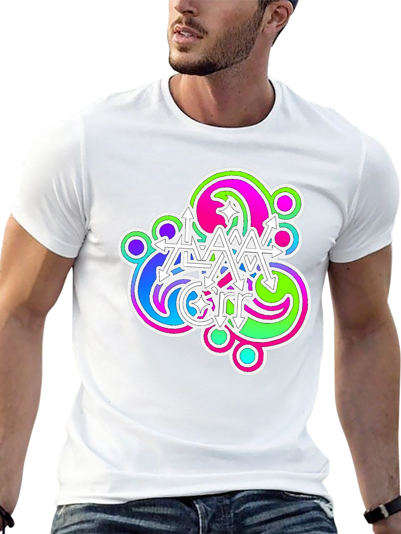 Psychedelic Arrow T-Shirt - Modern Graphic Tee
