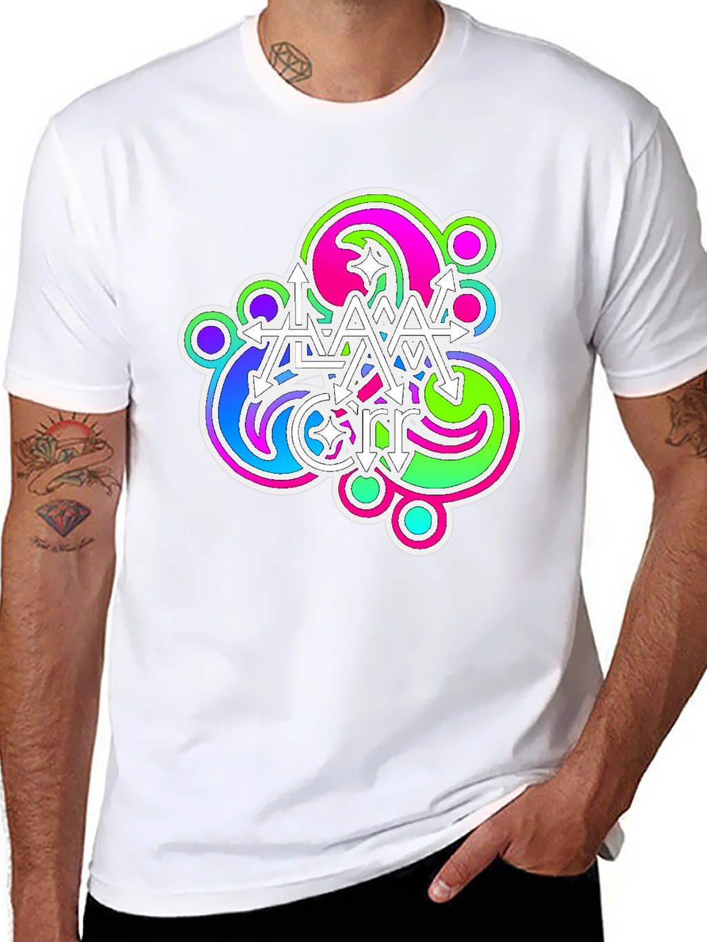 Psychedelic Arrow T-Shirt - Modern Graphic Tee
