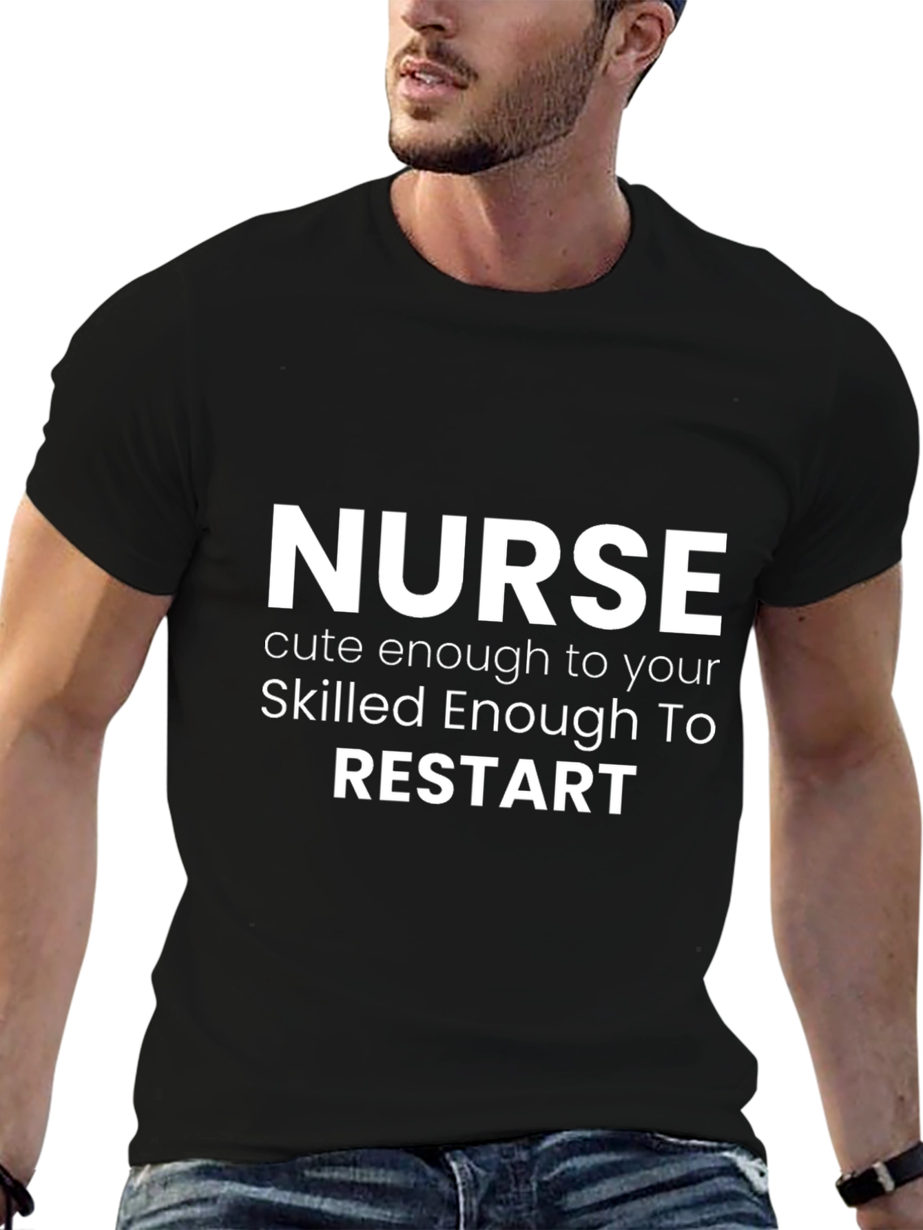 Nurse Restart T-Shirt - Medical Humor Tee
