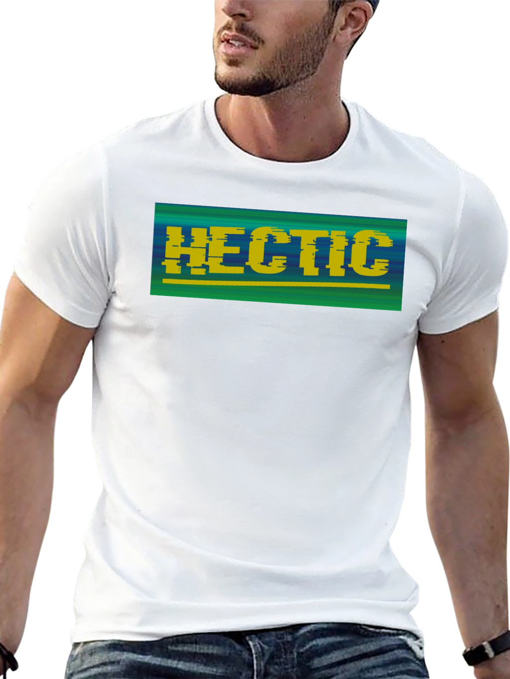 Hectic Retro Graphic T-Shirt - Casual Cool