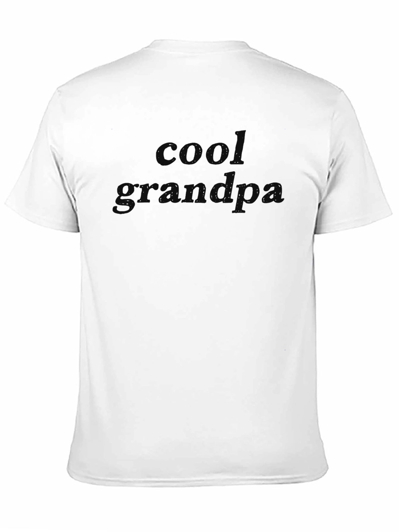 Cool Grandpa Black Graphic Tee