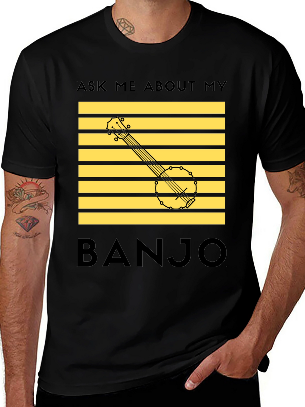 Ask Me About My Banjo T-Shirt
