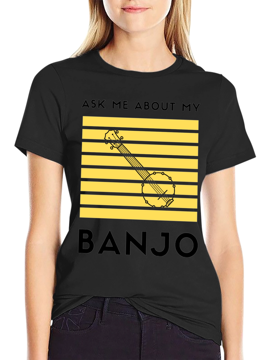 Ask Me About My Banjo T-Shirt