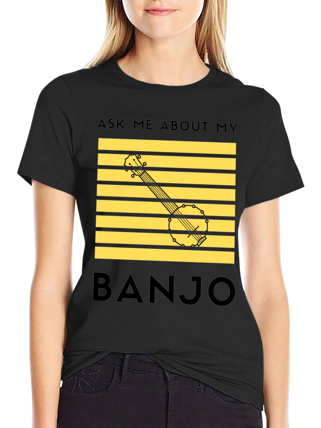 Ask Me About My Banjo T-Shirt