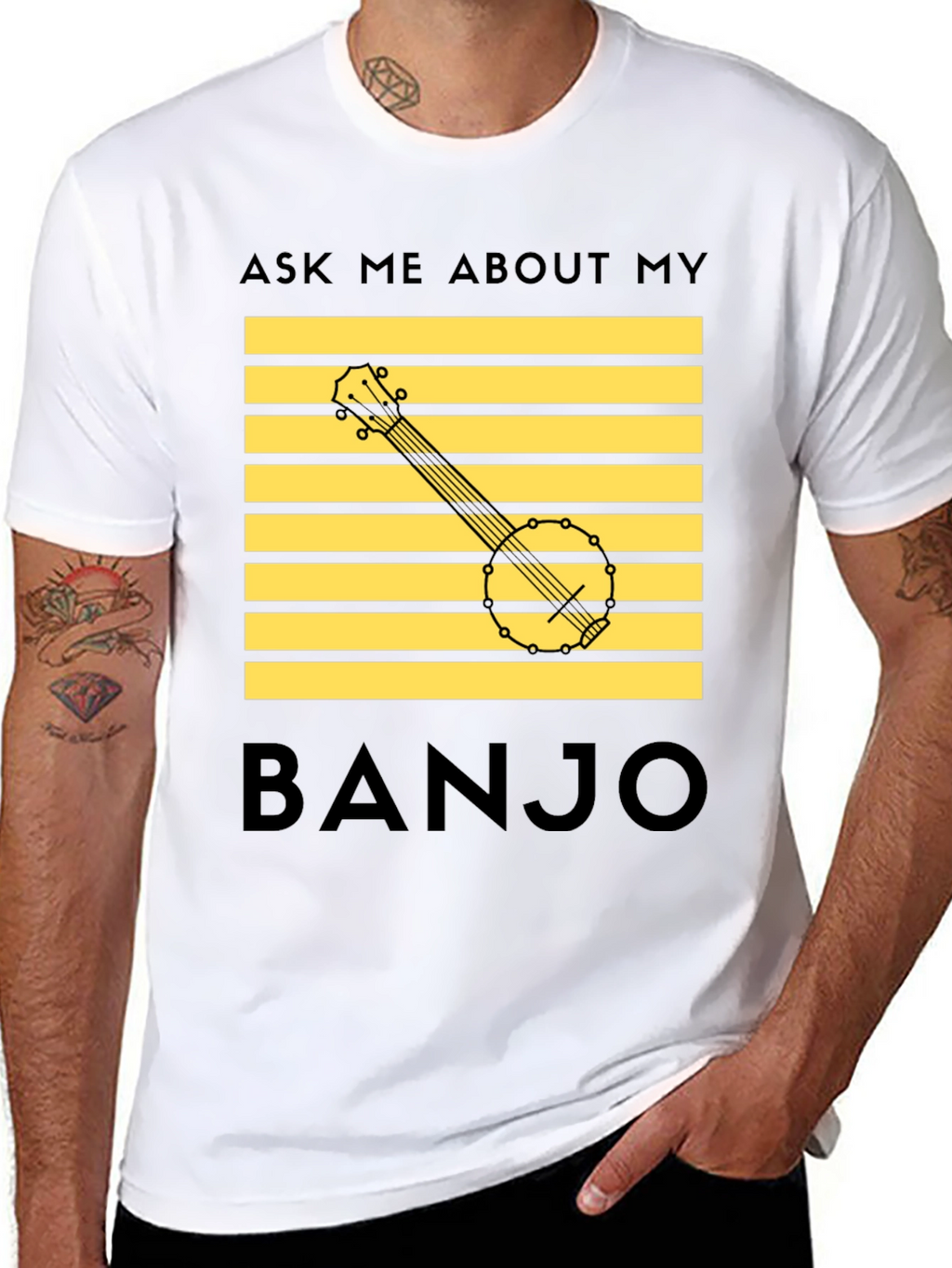 Ask Me About My Banjo T-Shirt