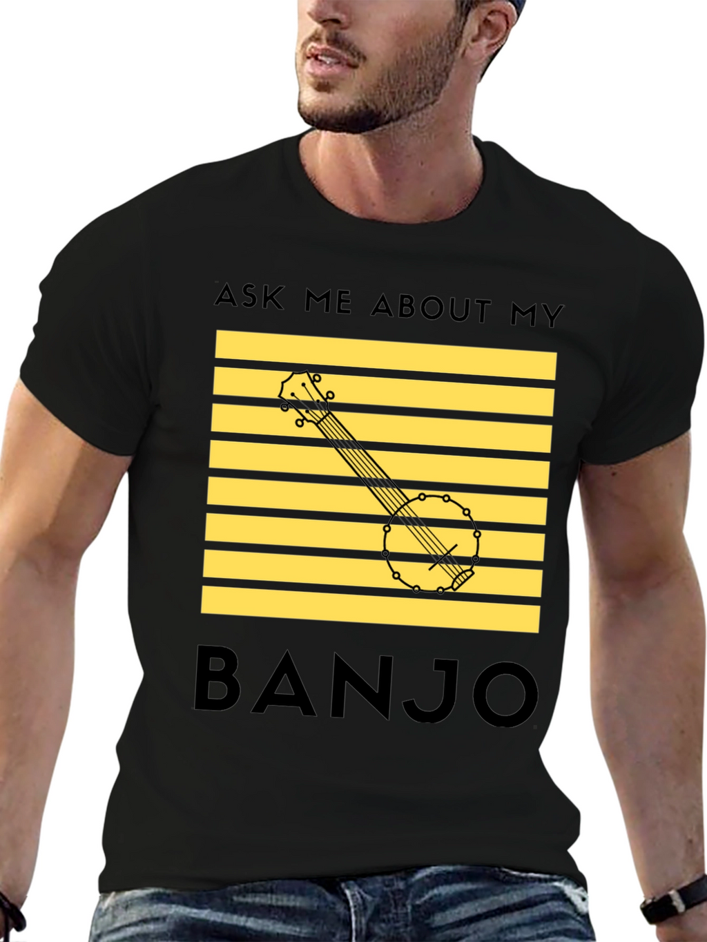 Ask Me About My Banjo T-Shirt