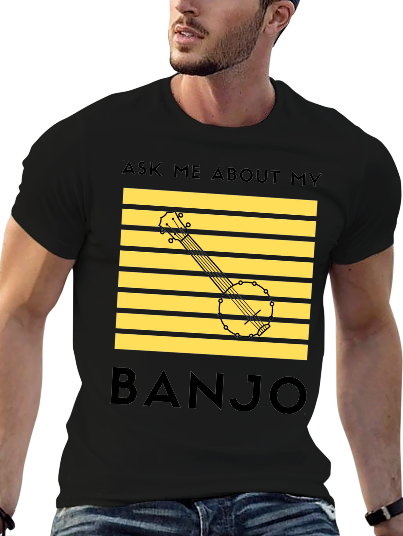 Ask Me About My Banjo T-Shirt