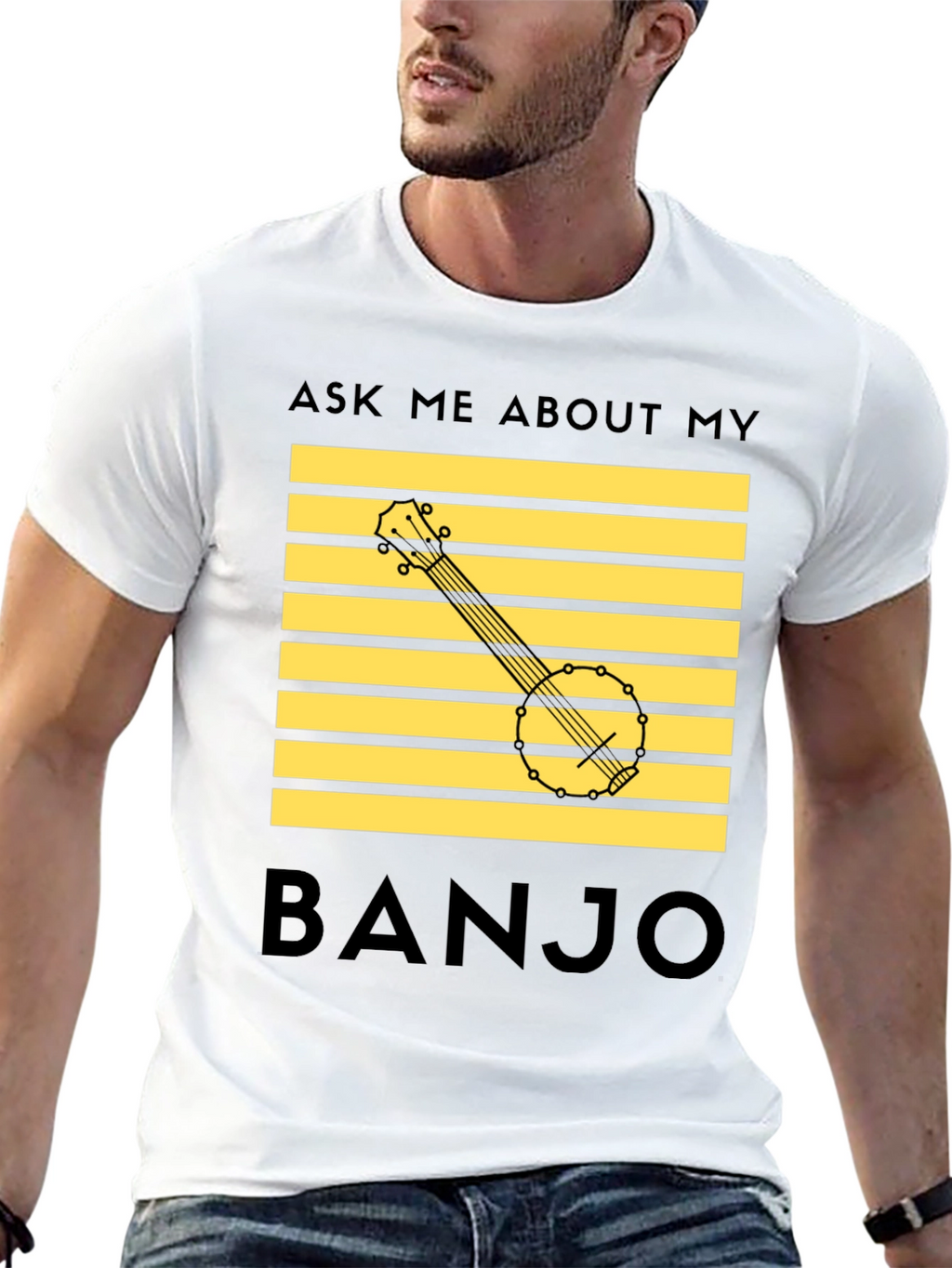 Ask Me About My Banjo T-Shirt
