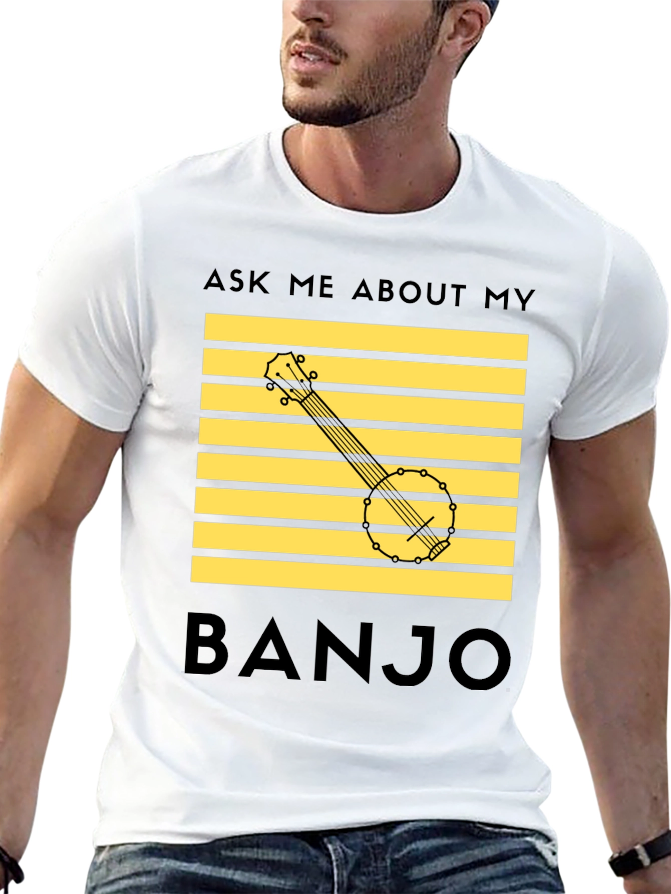 Ask Me About My Banjo T-Shirt