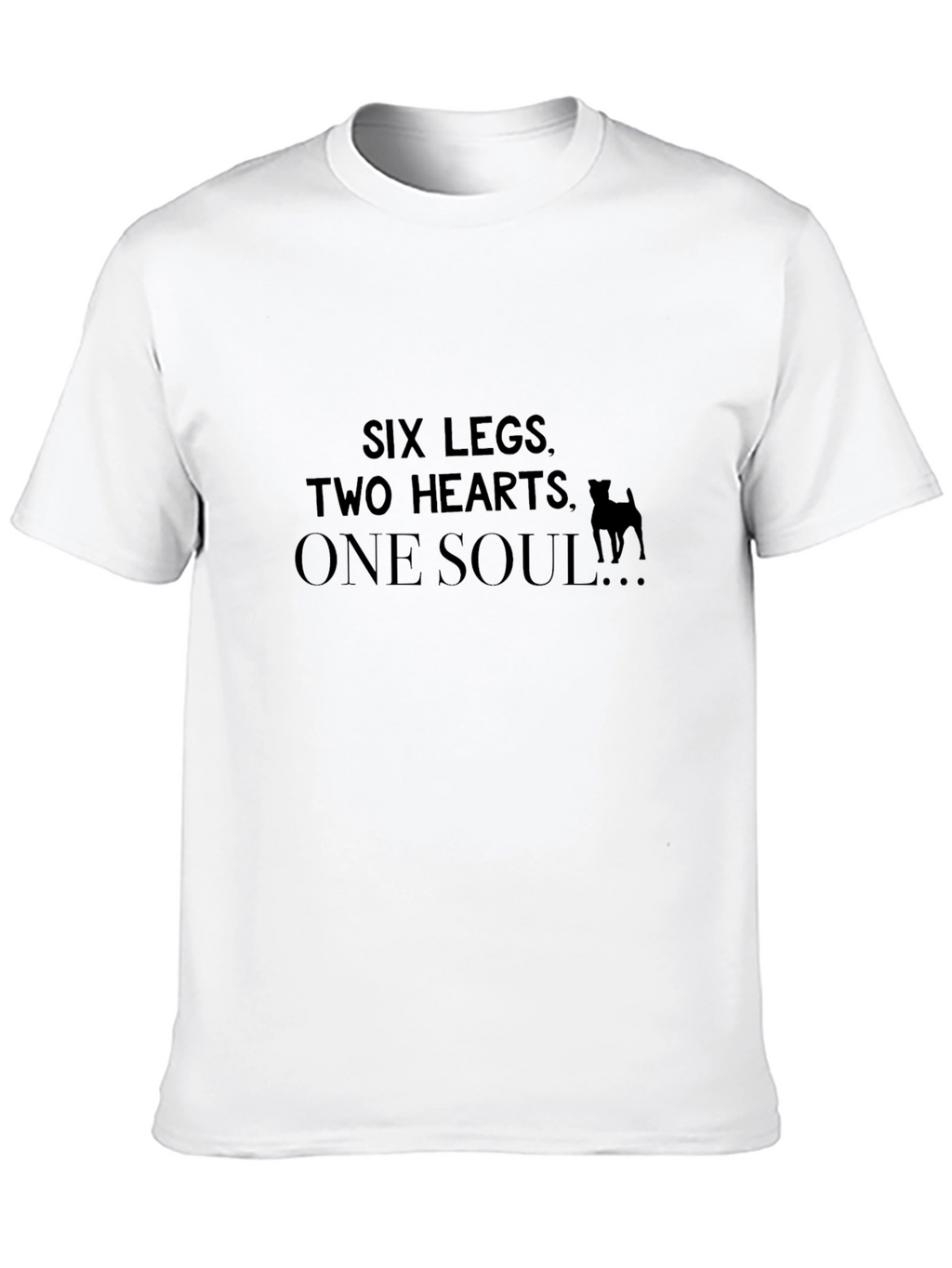Six Legs Two Hearts One Soul Pet Lover T-Shirt