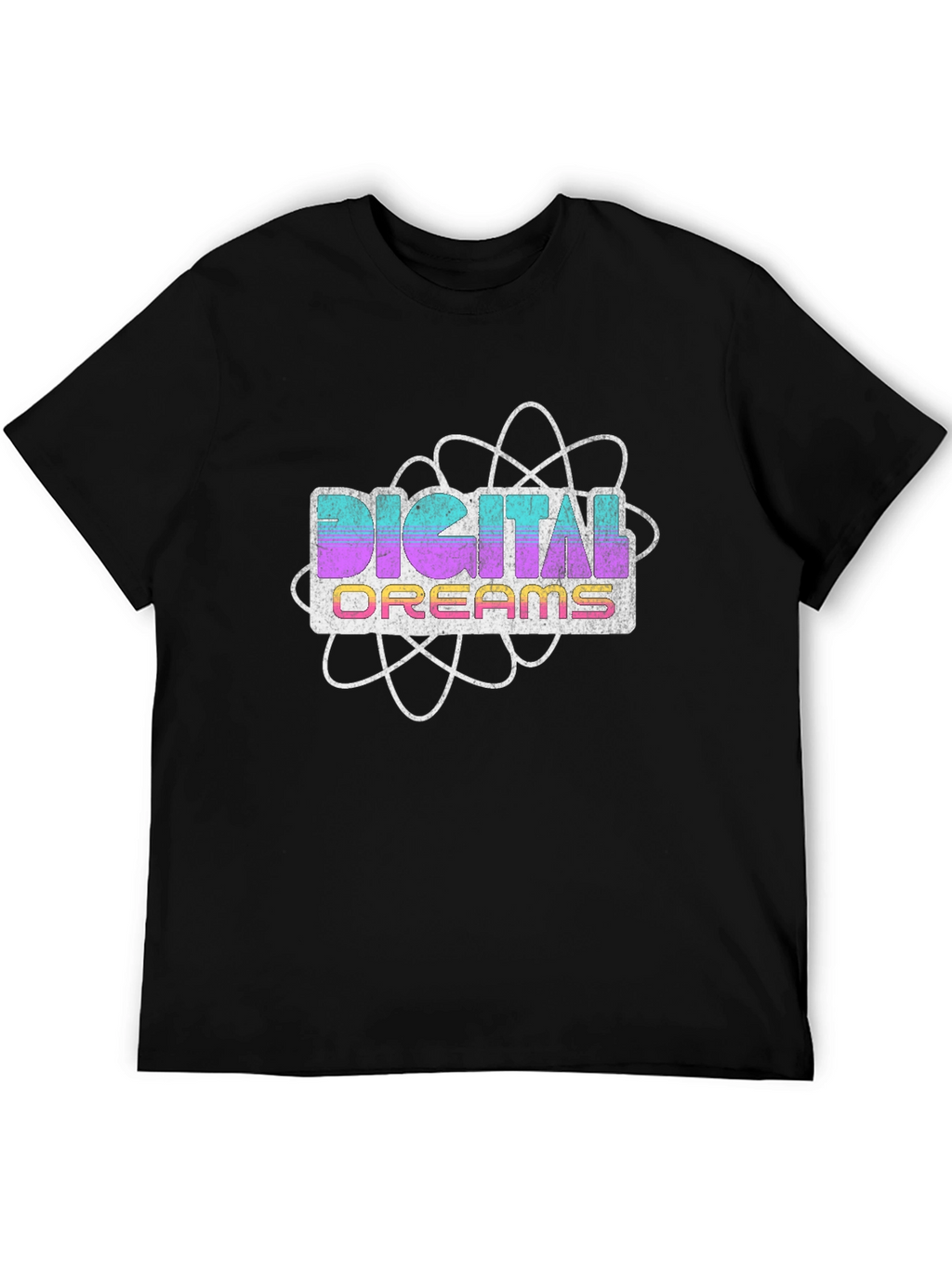 Digital Dreams Retro Style T-Shirt