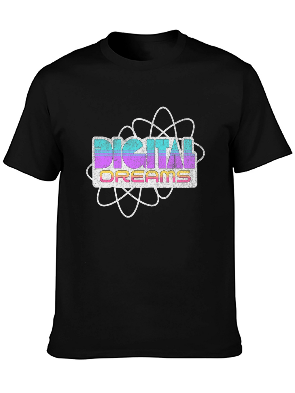 Digital Dreams Retro Style T-Shirt