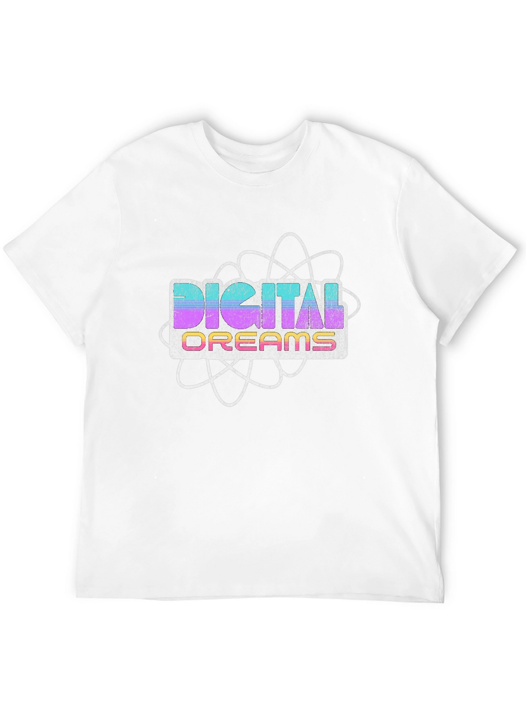 Digital Dreams Retro Style T-Shirt