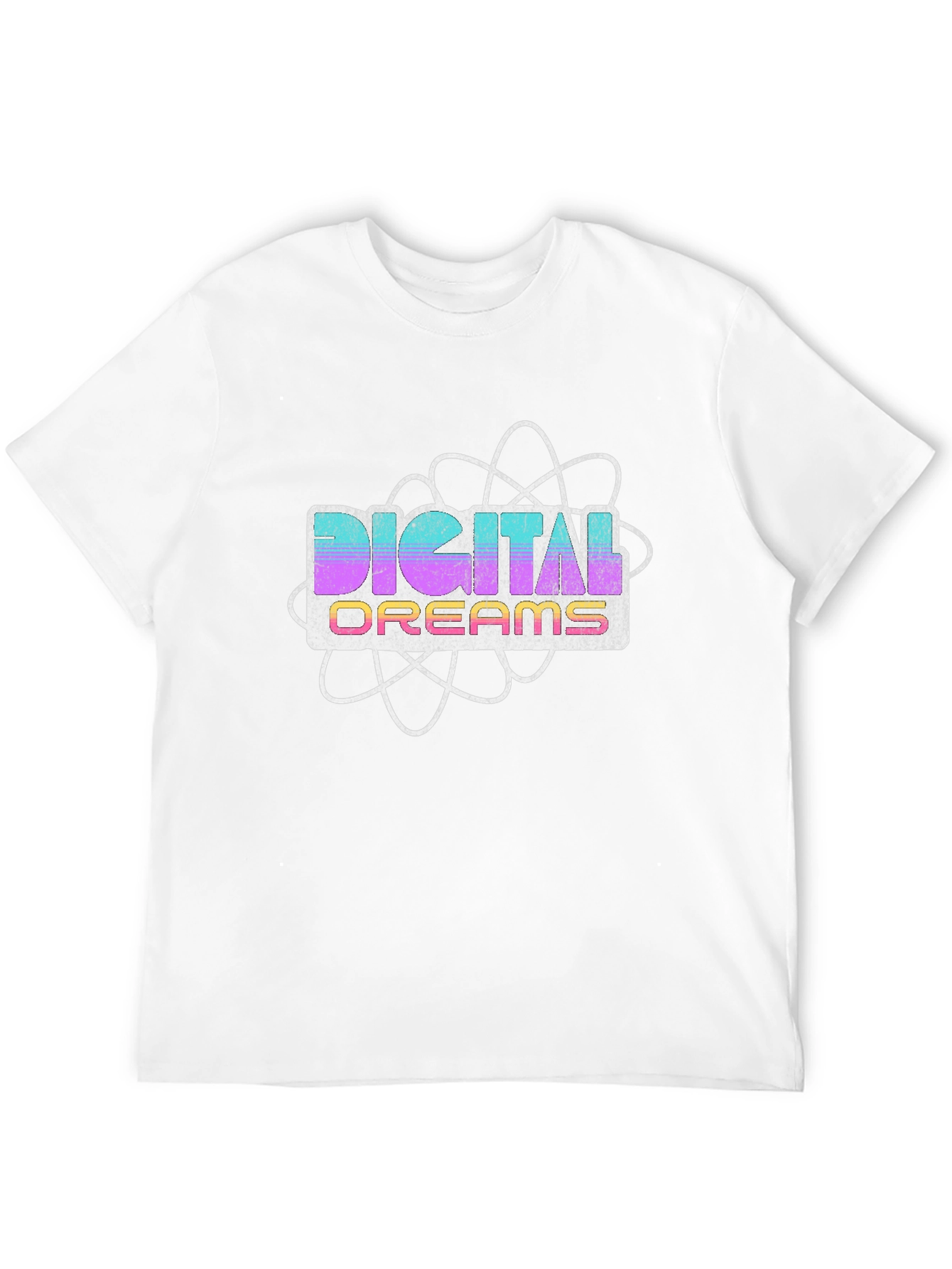 Digital Dreams Retro Style T-Shirt
