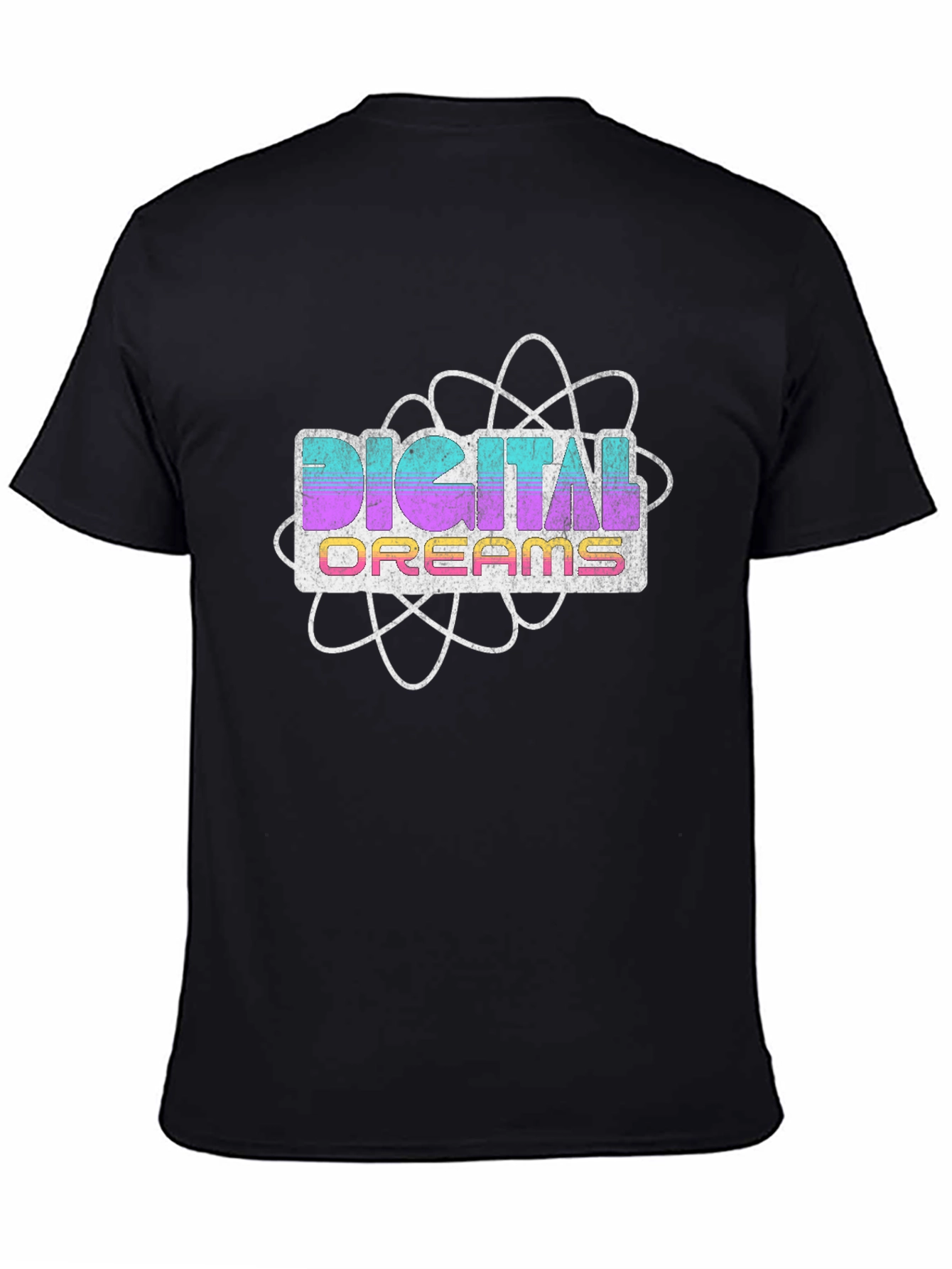 Digital Dreams Retro Style T-Shirt