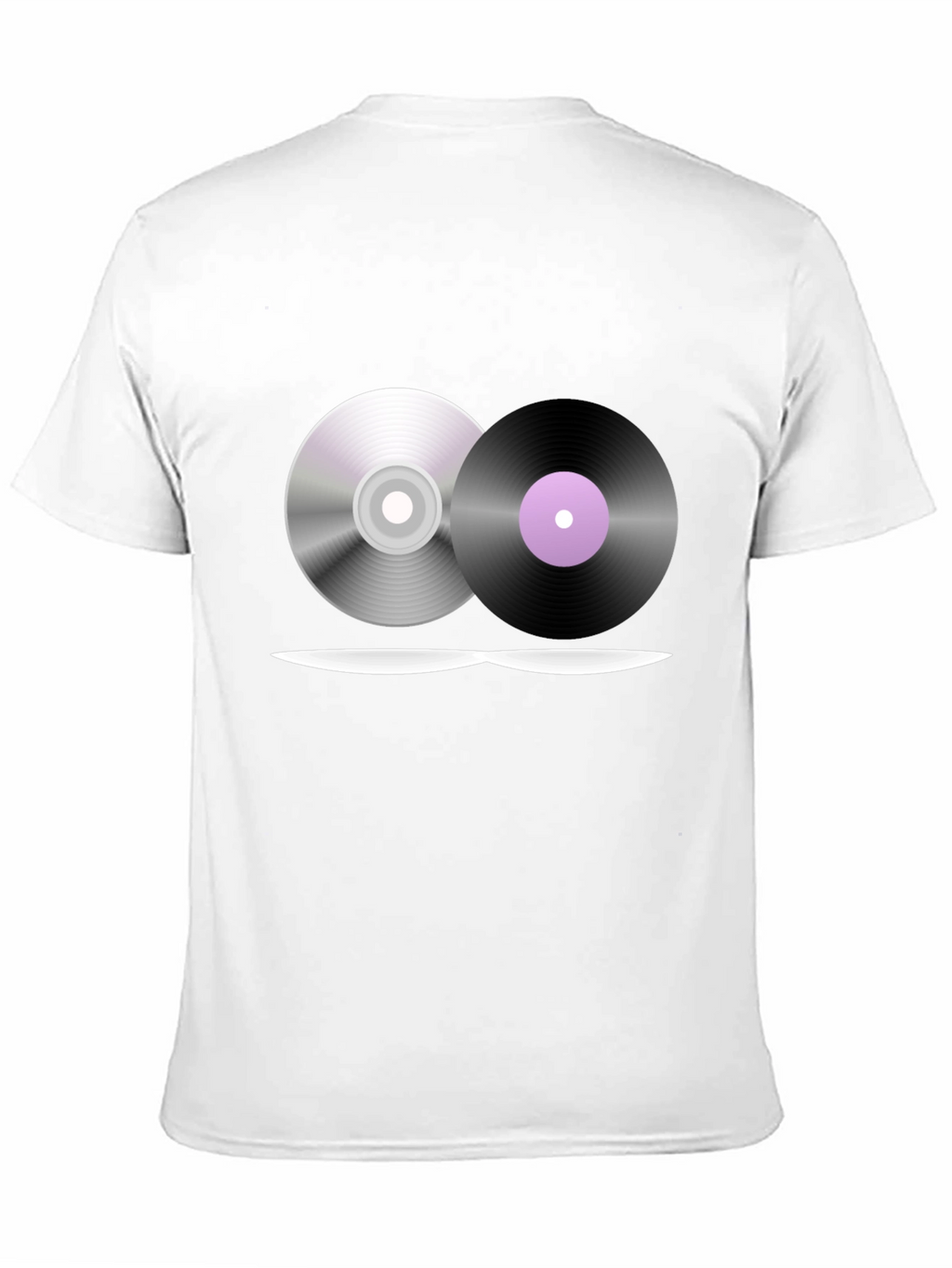 Music Lovers T-Shirt - CD & Vinyl Graphic Tee