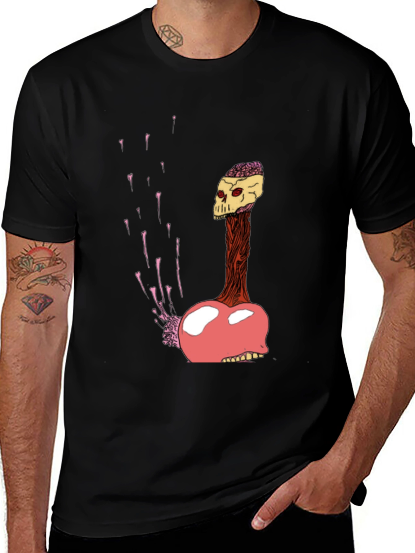 Humorous Anatomical T-Shirt