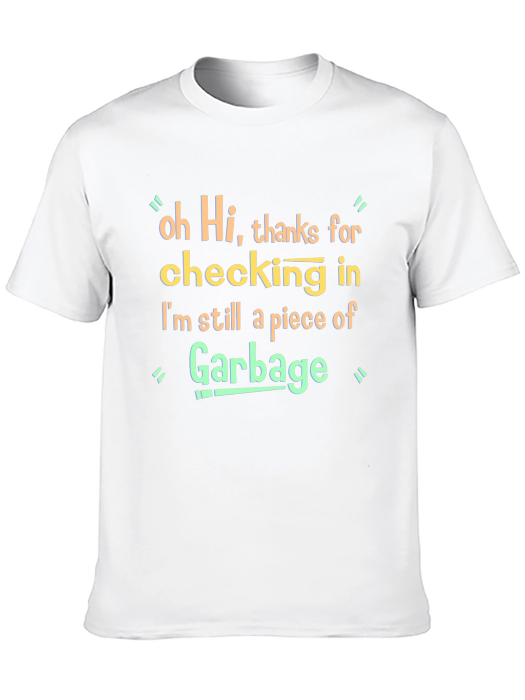 Funny Garbage T-Shirt - Novelty Graphic Tee
