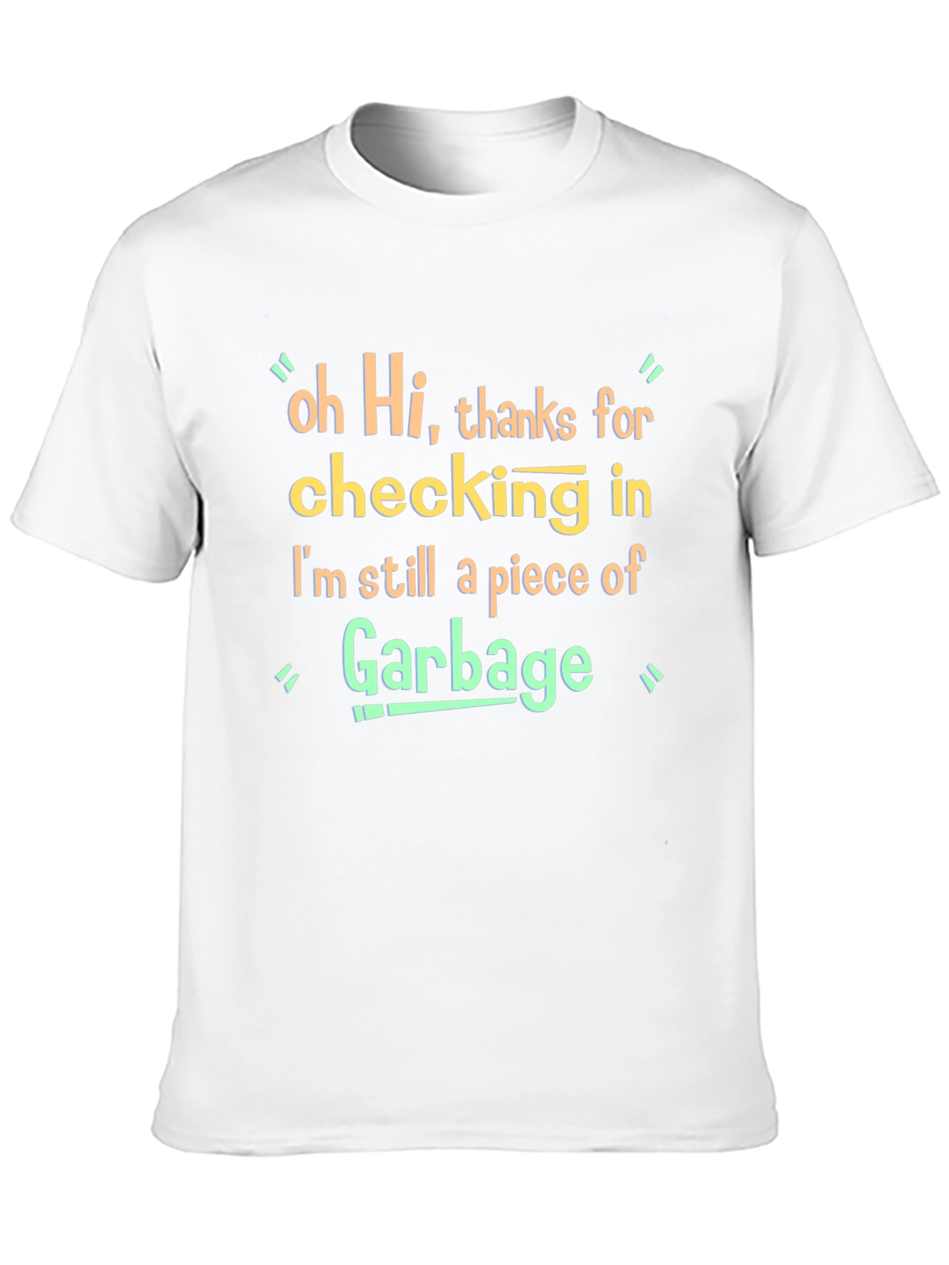 Funny Garbage T-Shirt - Novelty Graphic Tee