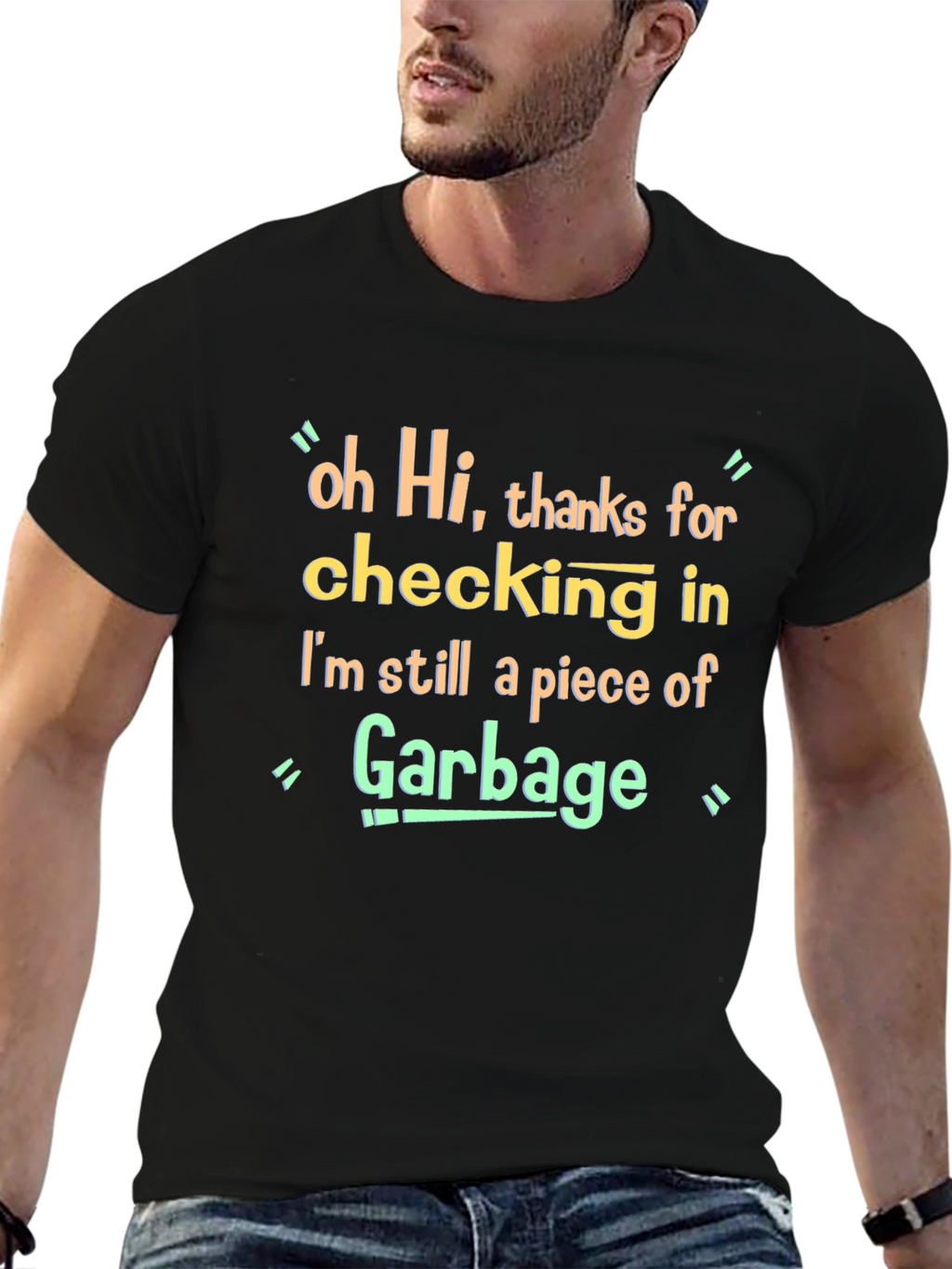 Funny Garbage T-Shirt - Novelty Graphic Tee