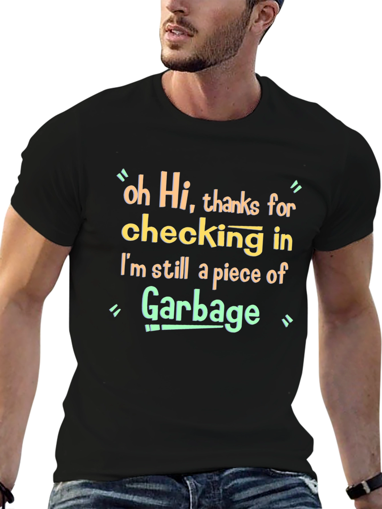Funny Garbage T-Shirt - Novelty Graphic Tee