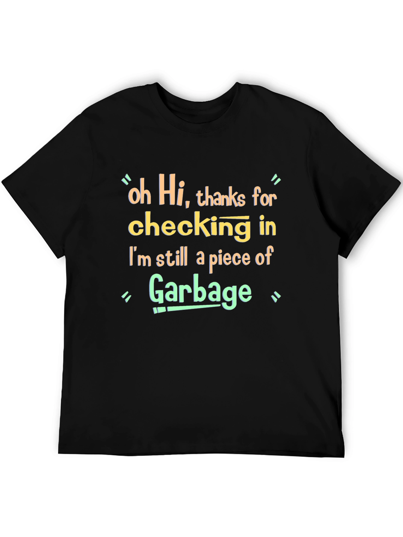 Funny Garbage T-Shirt - Novelty Graphic Tee