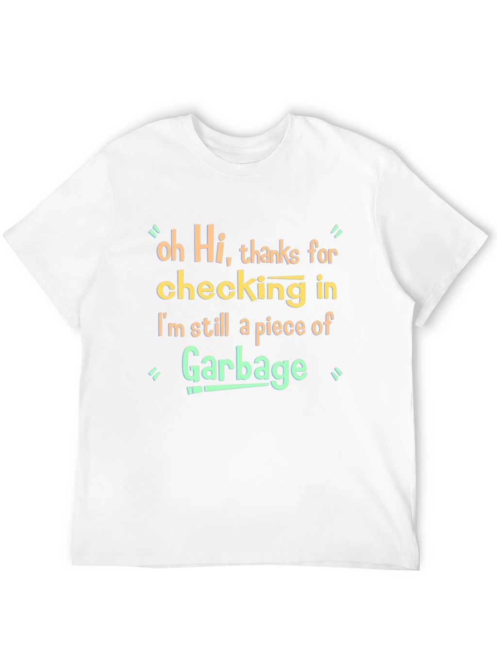 Funny Garbage T-Shirt - Novelty Graphic Tee