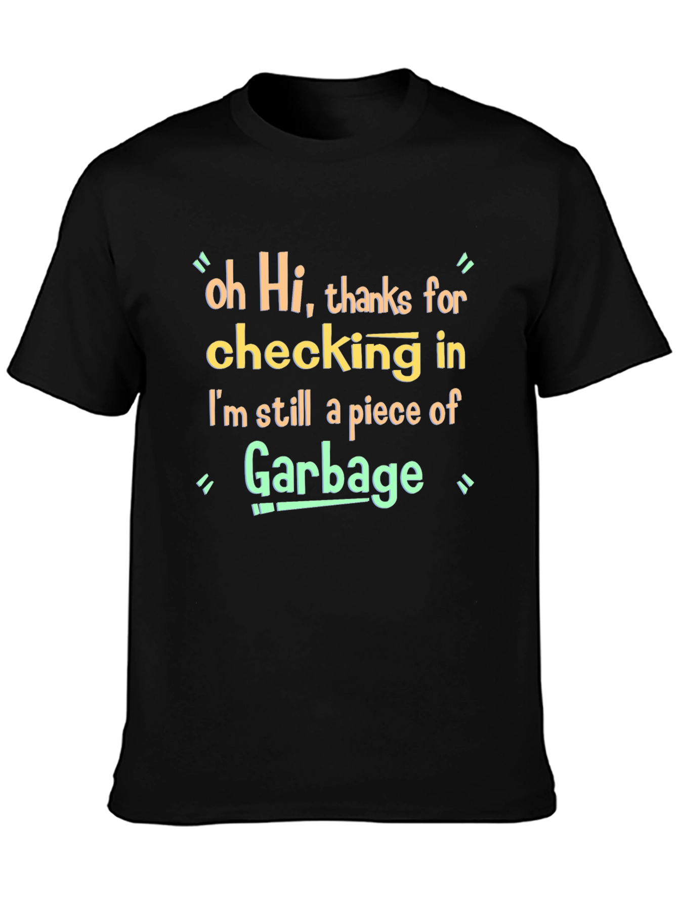 Funny Garbage T-Shirt - Novelty Graphic Tee