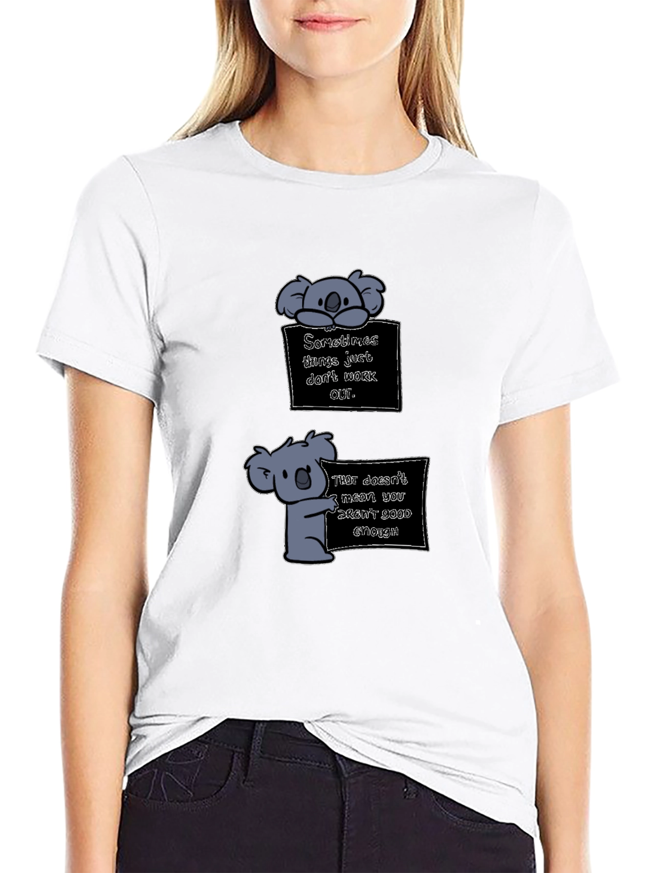 Koala Graphic Tee - Motivational T-Shirt