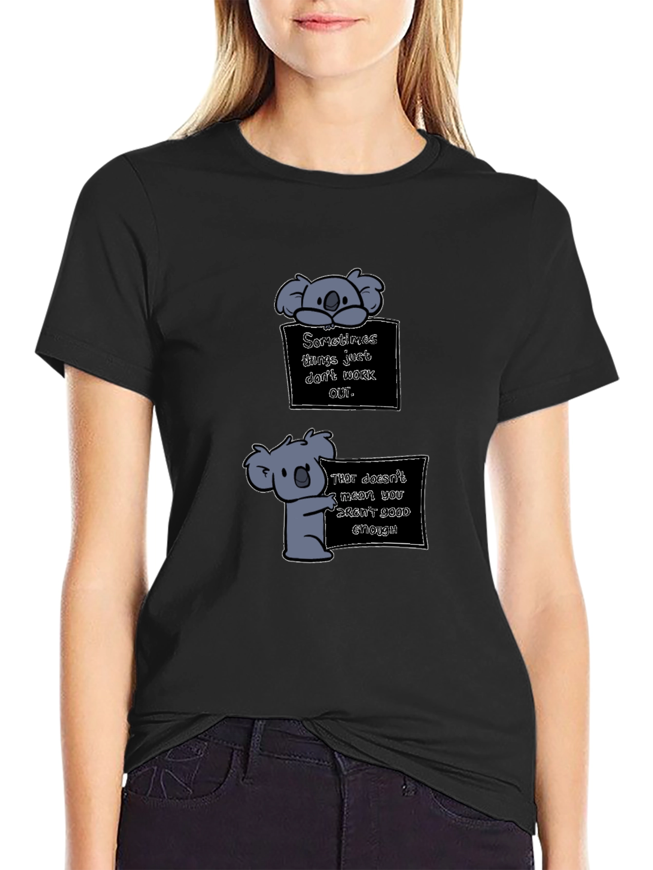 Koala Graphic Tee - Motivational T-Shirt