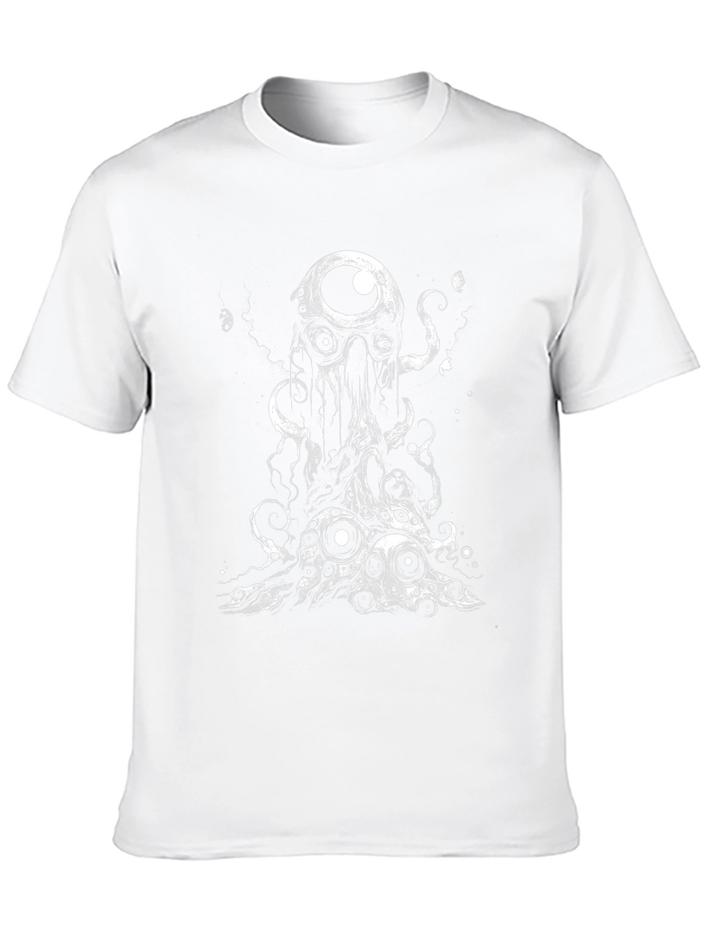 Eye Monster Graphic Tee - Black Cotton T-Shirt
