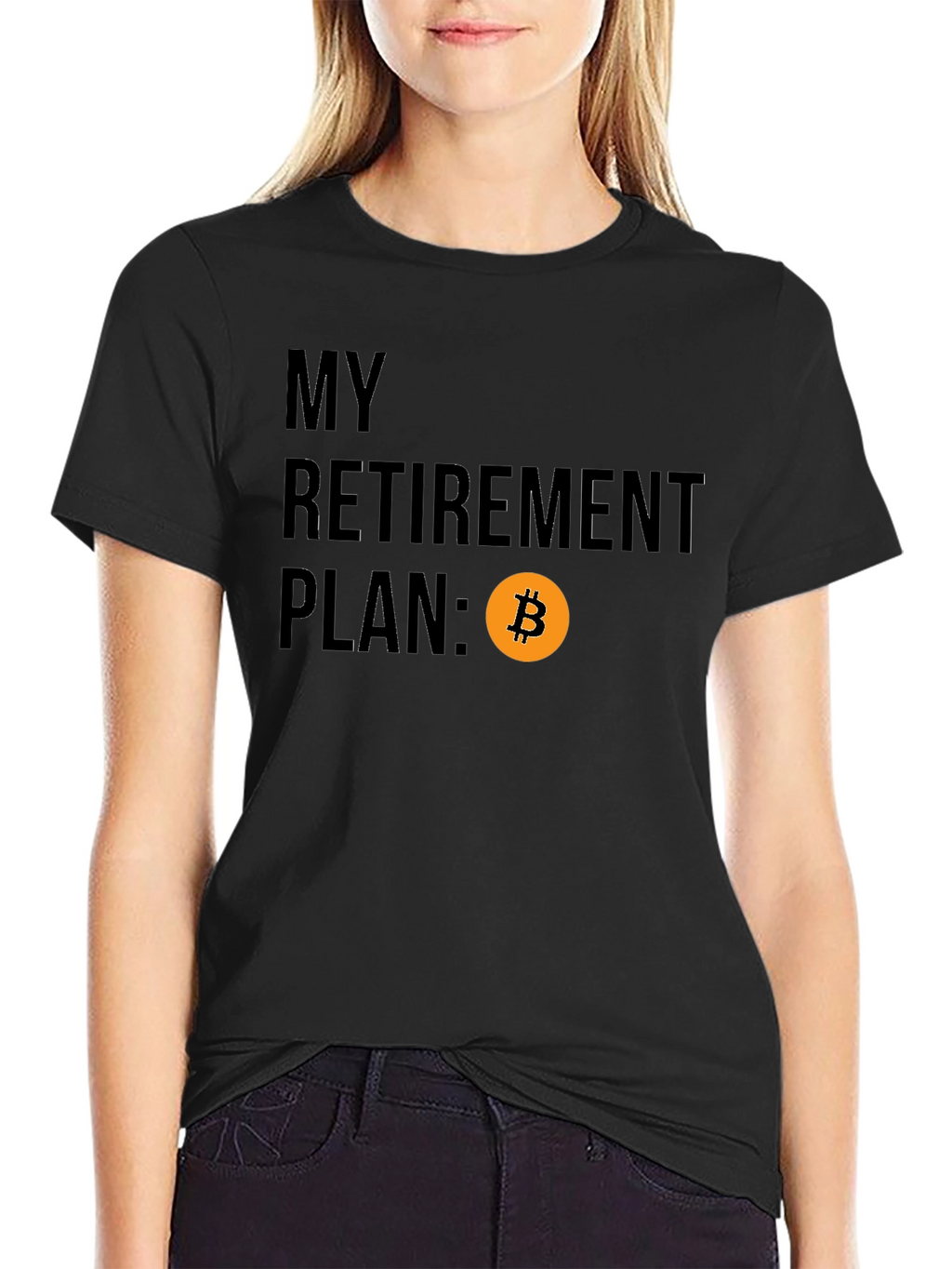 Bitcoin Retirement Plan Graphic T-Shirt