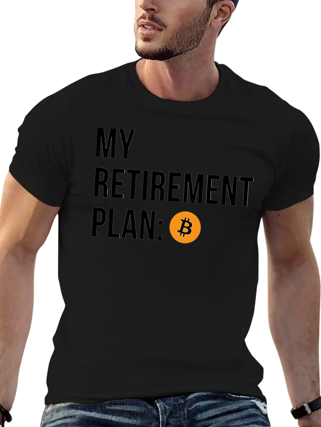 Bitcoin Retirement Plan Graphic T-Shirt