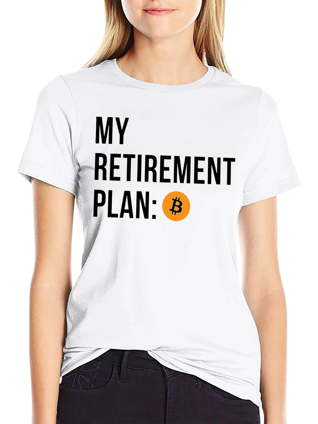Bitcoin Retirement Plan Graphic T-Shirt