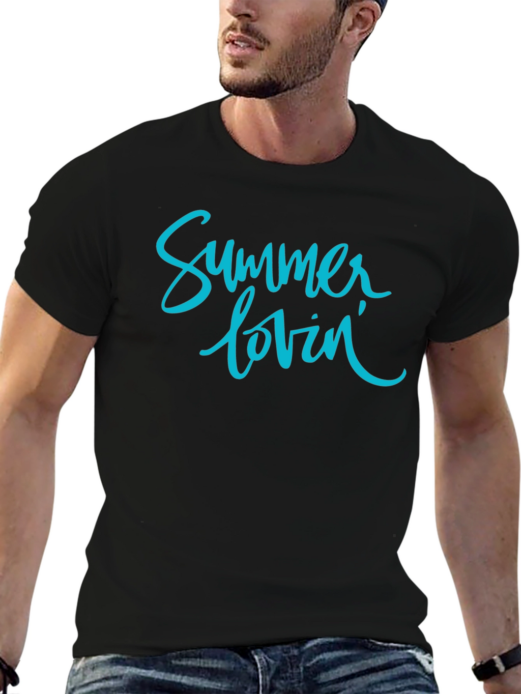Summer Lovin Black T-Shirt