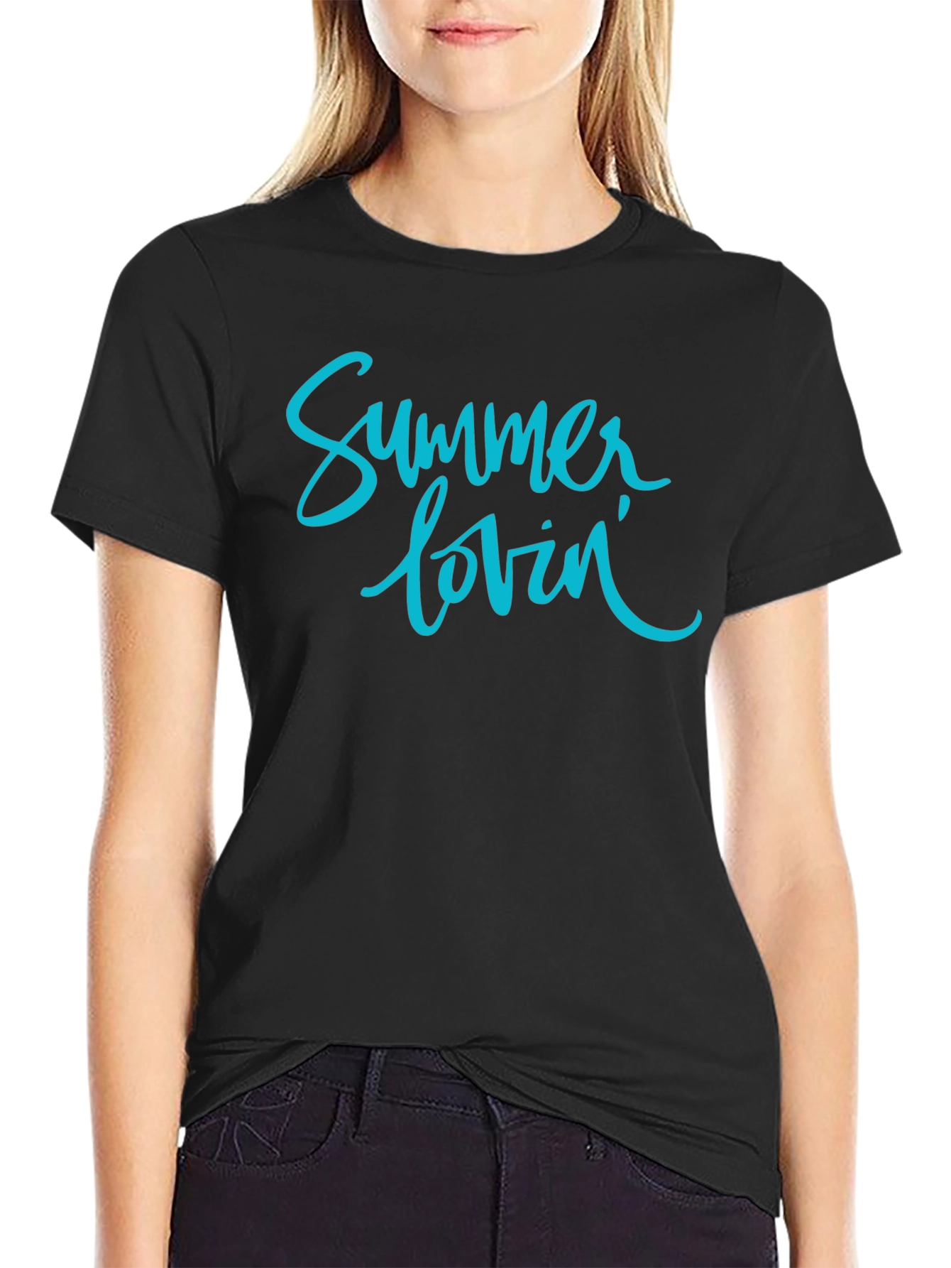 Summer Lovin Black T-Shirt