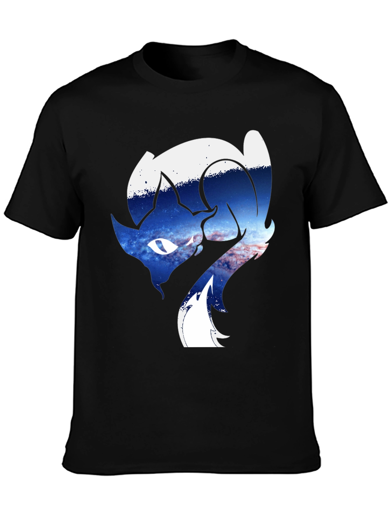 Cosmic Fox Graphic Tee - Unique Animal Design