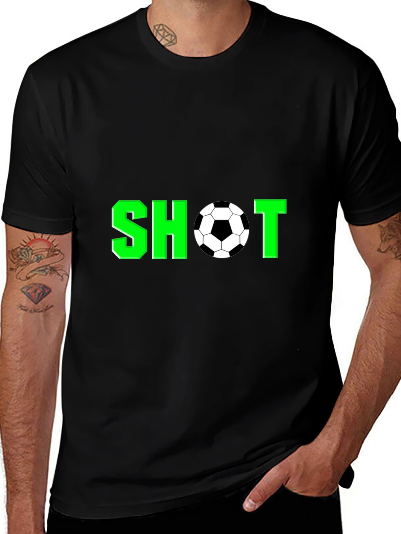 Soccer Shot T-Shirt - Sporty Graphic Tee