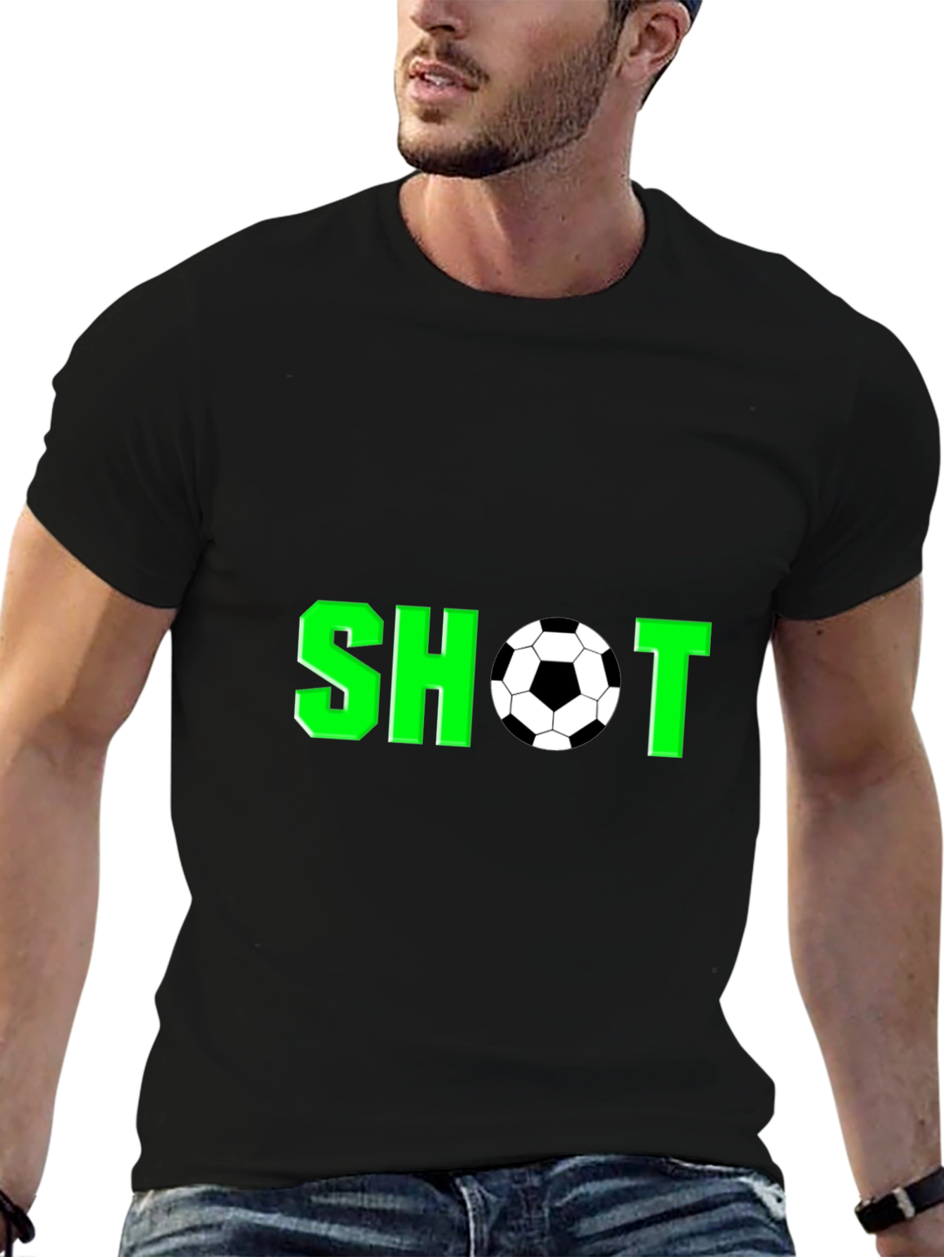 Soccer Shot T-Shirt - Sporty Graphic Tee