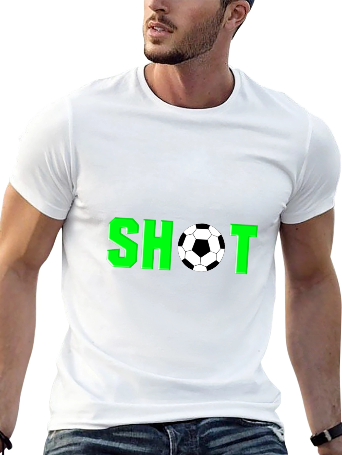 Soccer Shot T-Shirt - Sporty Graphic Tee