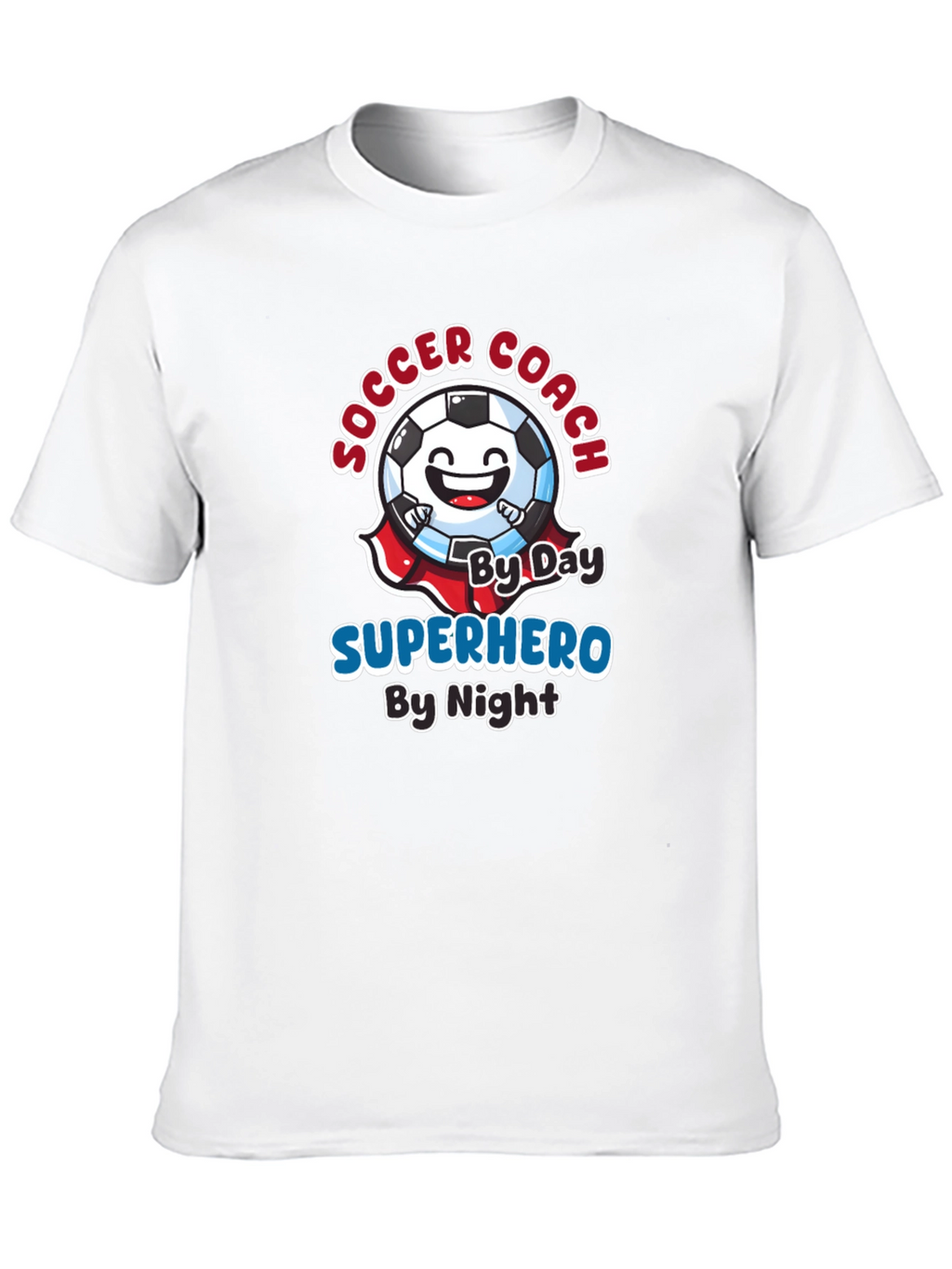Soccer Coach Superhero T-Shirt