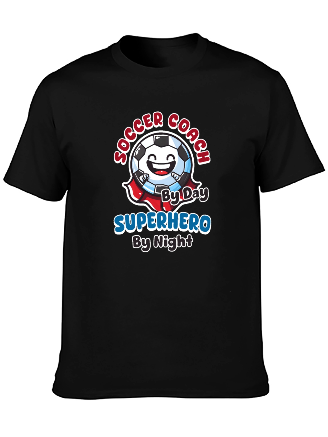 Soccer Coach Superhero T-Shirt