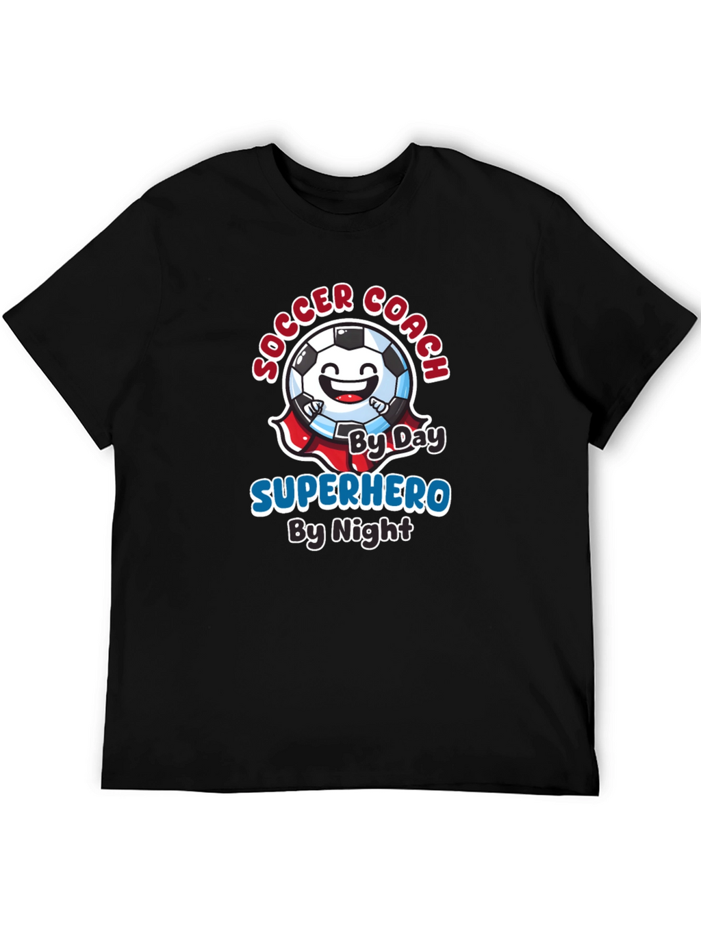 Soccer Coach Superhero T-Shirt