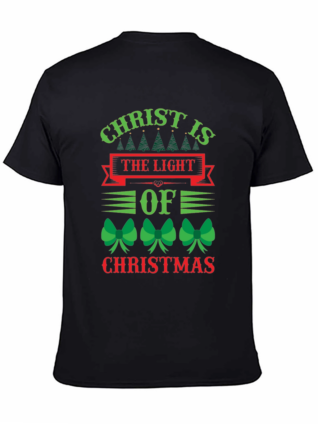 Christ is the Light of Christmas Graphic Tee